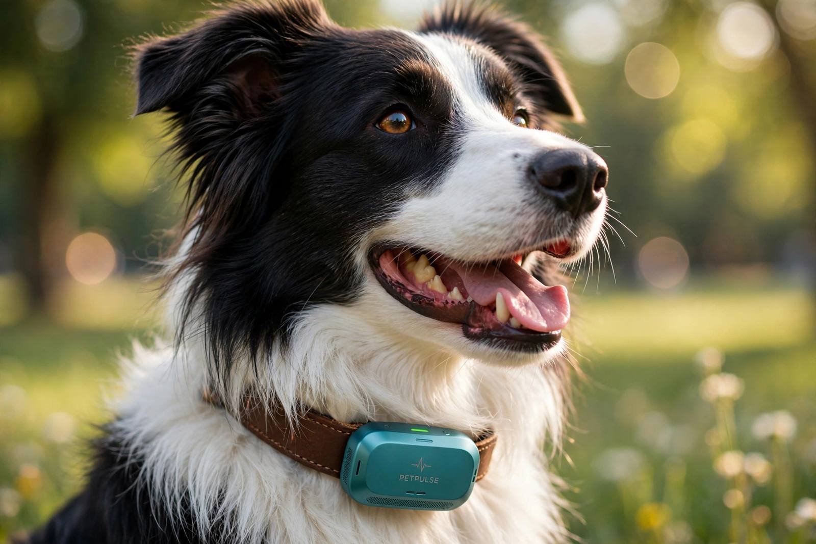 PawHealth monitor attached to a collar